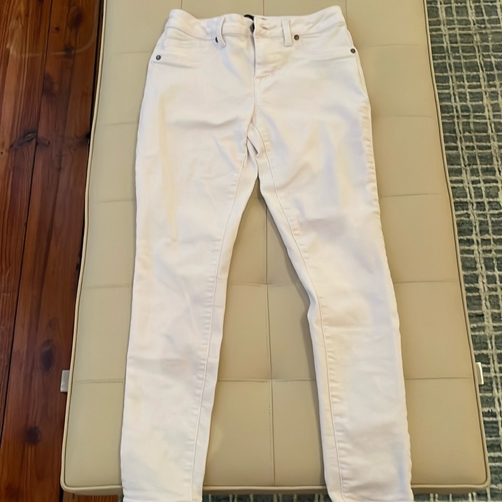 white denim jeans